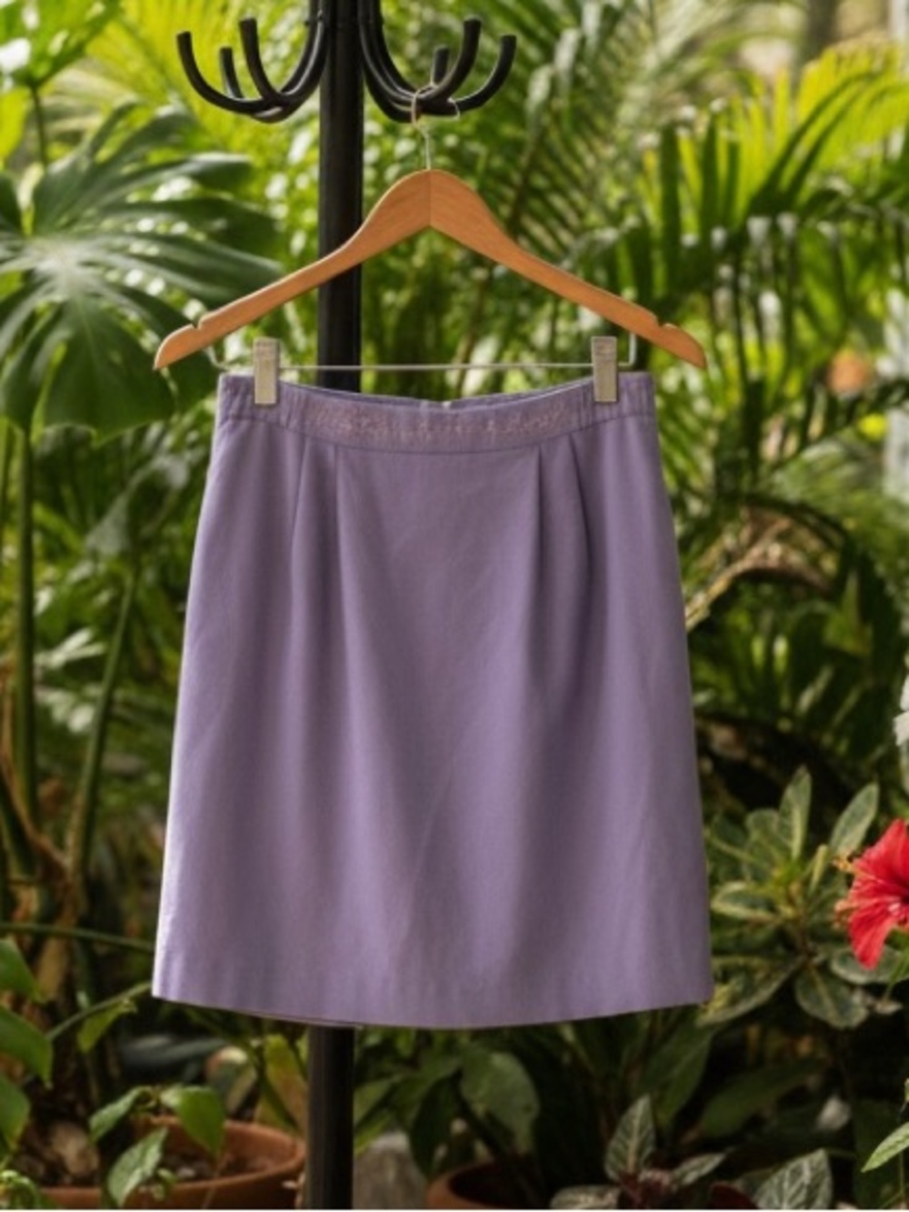 Vintage 80s Lavender skirt
